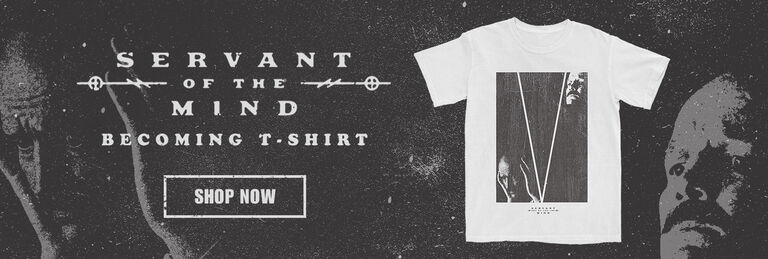 Servant of the mind recoming t.shirt