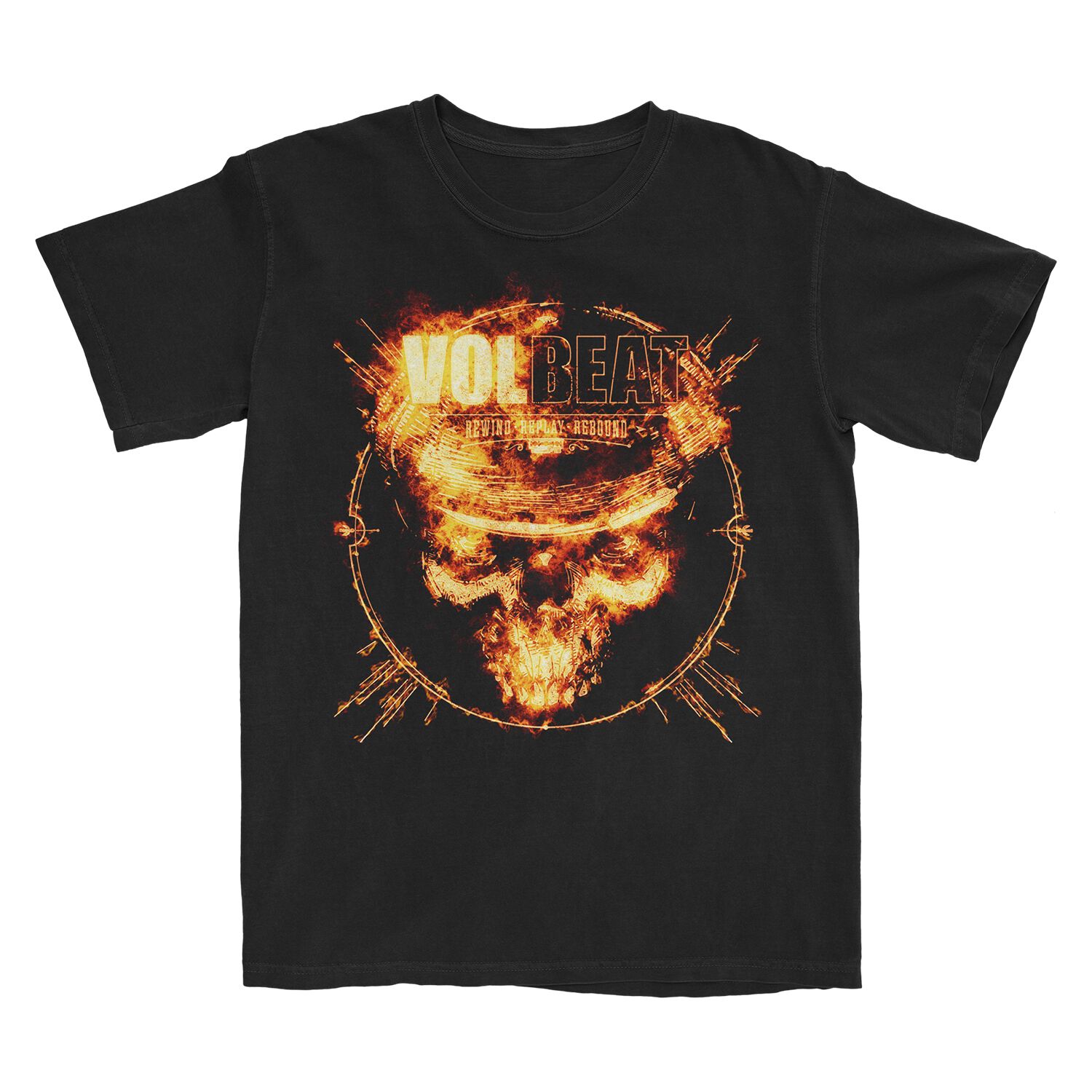 Volbeat Cover Rewind Rebound T-Shirt schwarz M Replay