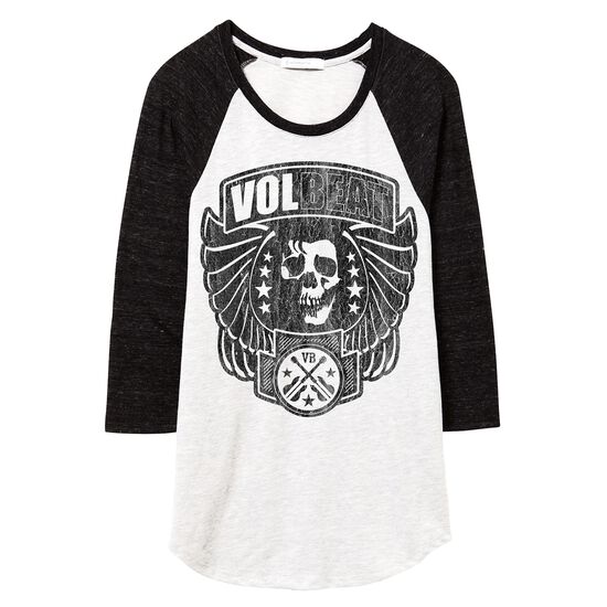 Volbeat Skull Raglan